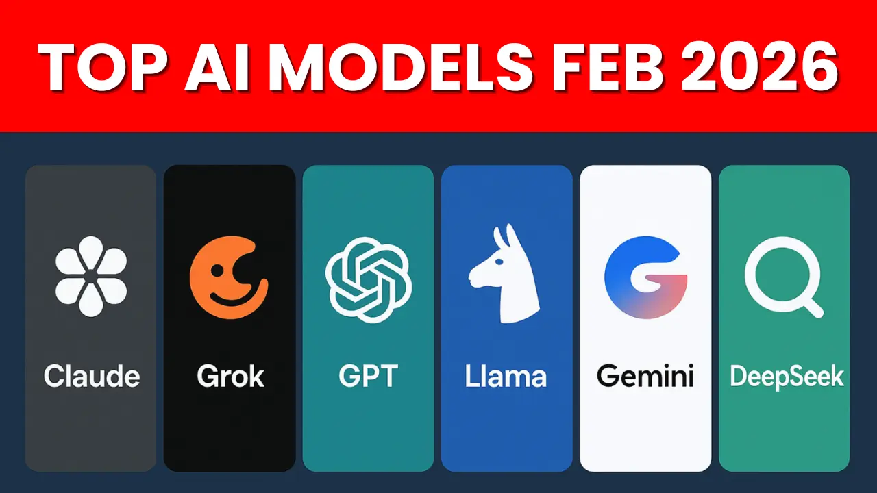 Top AI Models (Feb 2026)