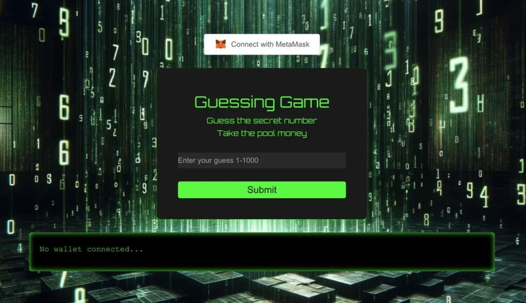 TEN Protocol guessing game