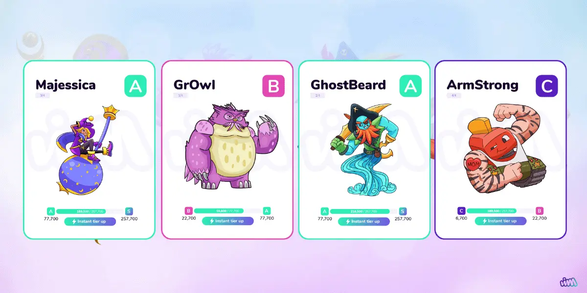 VIMworld's Characters