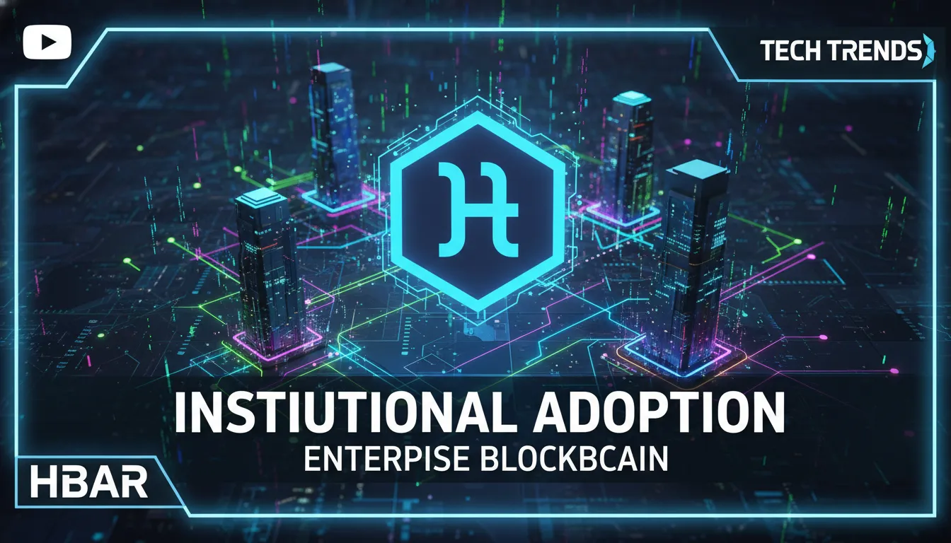 Why Hedera HBAR Is Quietly Becoming an Institutional Favorite