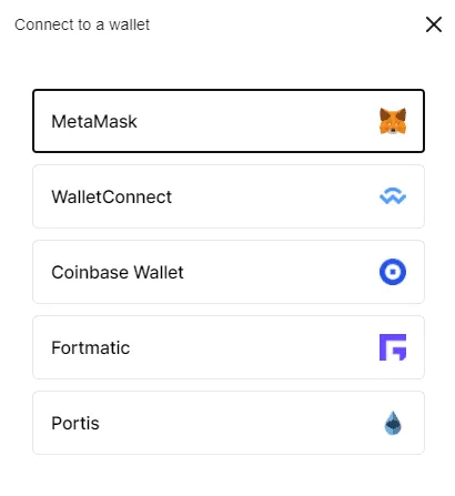 Connect wallet