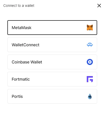 Connect wallet