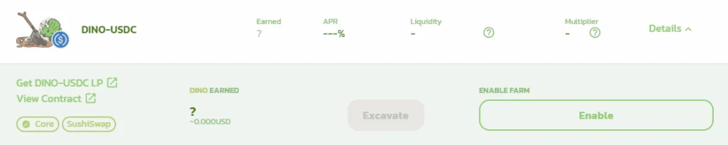 Fossil Farm MATIC Mainnet