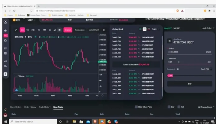 Polkadex interface