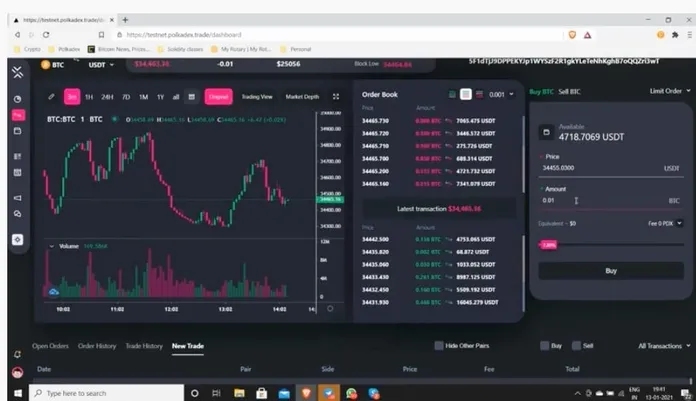 Polkadex interface