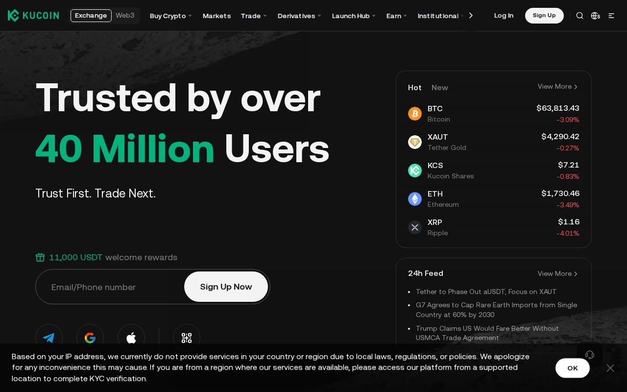 KuCoin Exchange Review (2026): Secured, Anonymous and Supports Variety of Cryptocurrencies