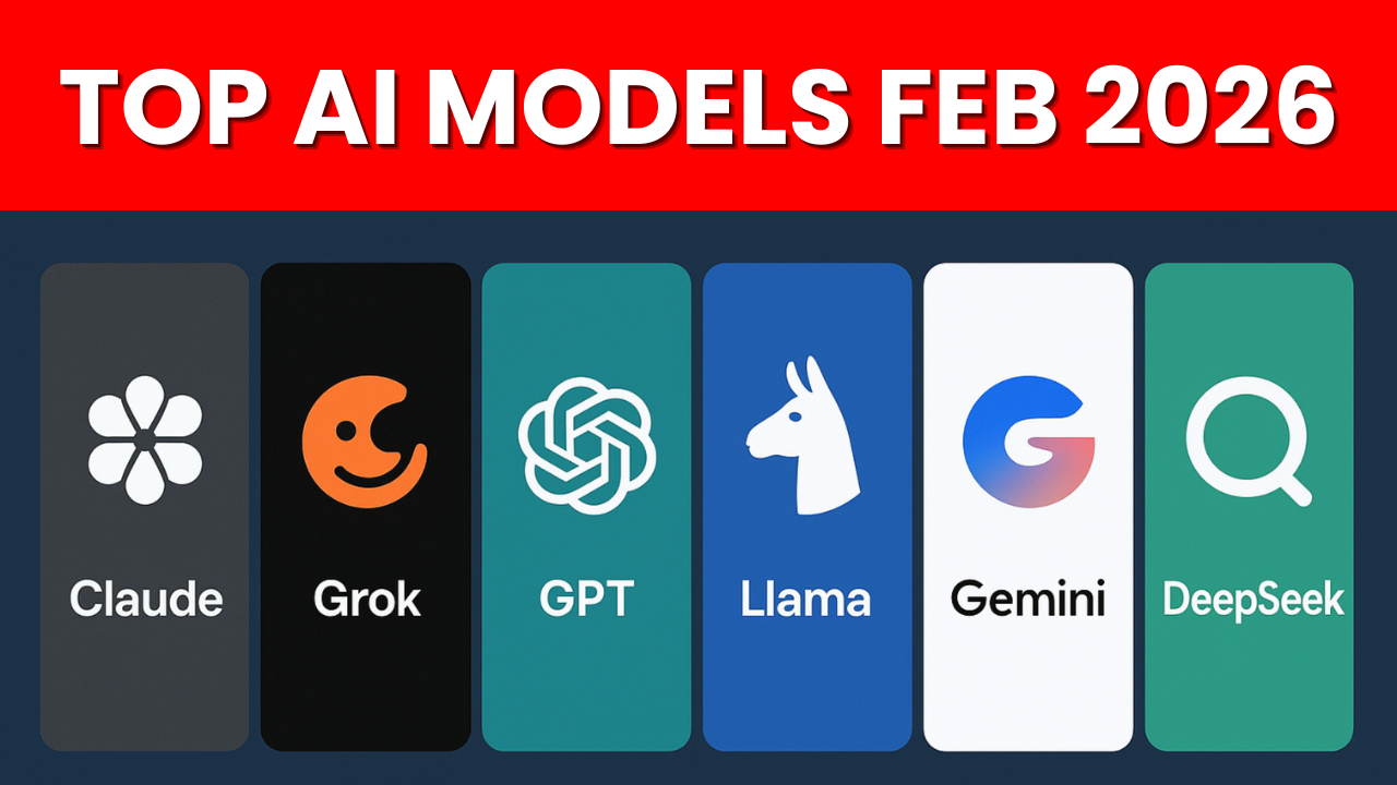 Top AI Models (Feb 2026)
